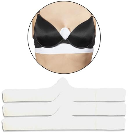 Gadget Planet Cotton Under Bra Liners (WHITE)- Cool Support, Comfort, Prevent Irritation and Redness, Sweat Moisture- Available in Different Packs.