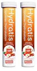 HYDRATIS - Pastilles Hydratation Electrolytes - Pomme Cannelle [Gamme Chaude] - Améliore l'Hydratation et Favorise l'Énergie - Formule Isotonique - Sport. Récupération. Bien-être (40 Pastilles)