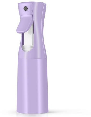Alaoo Botella Pulverizador Agua Peluqueria,200ML Reutilizable Fina Niebla Pulverizador Continuo Pulverizado,Botella de Spray para Cabello,Para Peluquería,Cuidado de Piel,Mascota,Morado