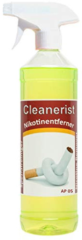 Detergente detergente per nicotina, flacone spray da 1 litro, detergente speciale per la rimozione di depositi di nicotina