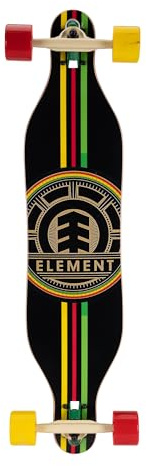 Element Skateboard Longboard Dropthrough Rastafarian 8 Deck x 36 Long Board Complete Seal Assembled and Ready to Ride