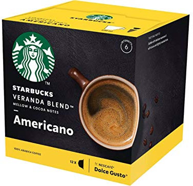 Dolce Gusto Starbucks Americano Veranda Blend 12 Capsules