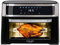 Adler AD 6309 Mini Oven 13 L, 2500 W, Heißluftfritteuse mit LCD-Anzeige, Minibackofen mit 8 Programmen, Backofen für fettfreie Zubereitung 8 in 1