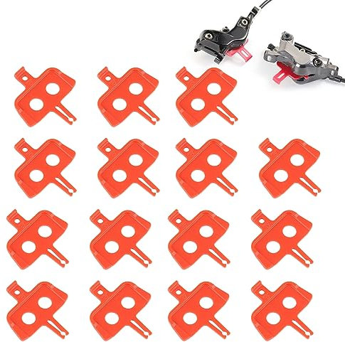 YONGQING 15pcs Fahrrad Scheibenbremse Spacer, Fahrrad Transport Schloss hydraulische Bremse Schutz Pads, Bremse Shims für Fahrrad Scheibenbremsen Reparatur