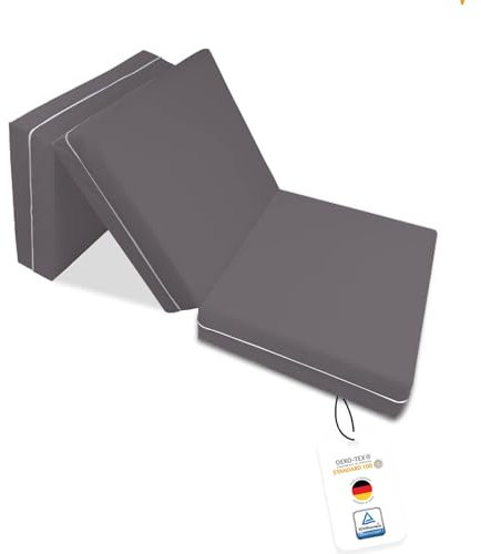 joyfill Klappmatratze - die Beste Faltmatratze aus Qualitätsschaumstoff (508 ANTHRAZIT)