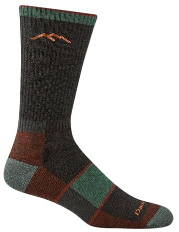 Darn Tough Vermont Men's Hiker Boot Full Cushion Midweight Hiking Socks | Walnut | Large