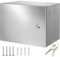 CHENGPI Edelstahl 304 Wasserdichter Schaltschrank Innen/Anschlusskasten Rostfreier Technikkasten mit Schloss,Verteilerkasten Außen Wasserdicht 250 * 200 * 140MM