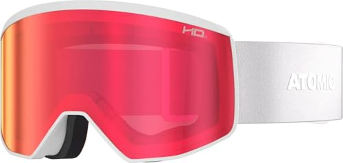 ATOMIC FOUR PRO M HD Gafas de esquí I Gafas de esquí y snowboard medianas con tecnología HD de disco para una visión clara, gafas de esquí para mujer y hombre con marco Live Fit para un ajuste