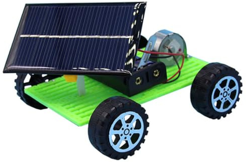 ERINGOGO Kit Auto Elettrica Solare Fai da Te, Assemblaggio Manuale Educativo, Giocattolo Scientifico Tecnologico per Esperimenti di Energia Solare
