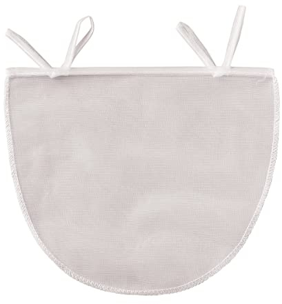 HIC Kitchen Unbleached Nut Milk Bag with Drawstring Closure, 11 x 9-Inches