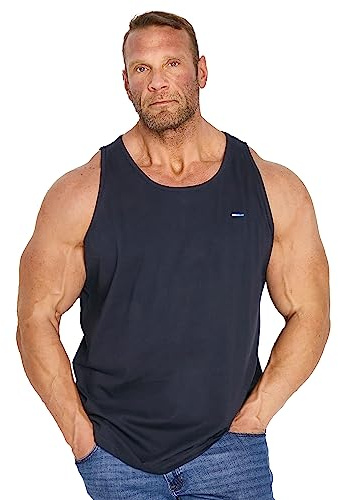 BadRhino Big & Tall Plain Vest Top - Men's - Plus Size Curve