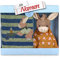 LALALO Sterntaler Baby Geschenk-Set Esel Emmilius mit Namen bestickt, Schmusetuch Kinderhandtuch Babygeschenk Junge Geschenk Taufe Geburt, Geschenkbox, Geschenkidee, Baby-Erstausstattung Neugeborene