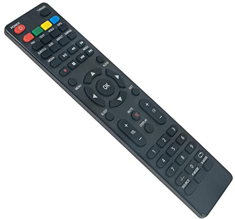ALLIMITY Ersatz Fernbedienung passend für Stan-line Proline JTC Brandt B3232HD-LED B3234HD-LED B4304UHD B5006UHD DVB-PM14009HCATS L2450HD L2450HD L3200HD TDL19HD2ST003 TQL19HD2ST001 TDL19R4ST006
