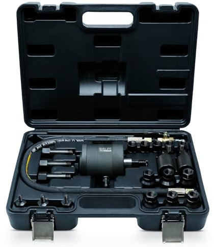 CCLIFE 21tlg Diesel Einspritzdüsen Abzieher Pneumatischer Injektor Abzieher mit Adapter Kompatibel mit Bosch Delphi Denso Siemens