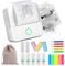 HUIJUTCHEN Mini Drucker, Wireless Bluetooth Fotodrucker Tragbarer Thermodrucker Smartphone Taschendrucker Kompatibel mit Android & iOS mit 10 Rollen Papier für Studium Notizen Fotos (Weiß)