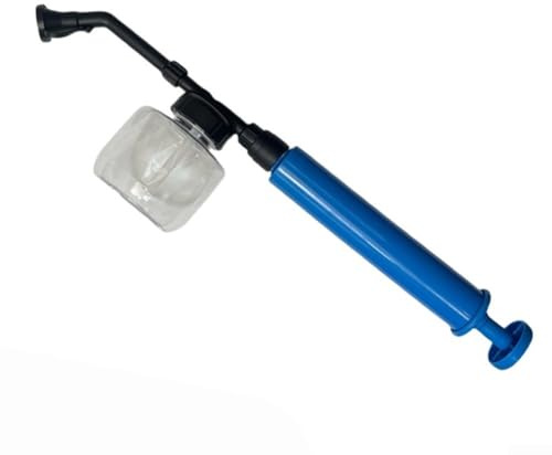 Kompakt pollineringsspruta för småskalig jordbruk och hemträdgårdar med vindtätt munstycke och ergonomiskt handtag (250 ml)