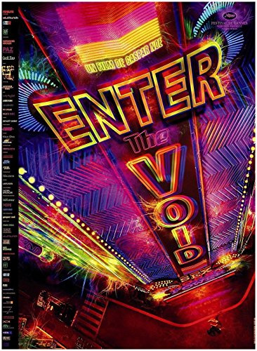 Enter The Void - Poster cinematografico originale, formato piccolo (53 x 40, colore: rosso
