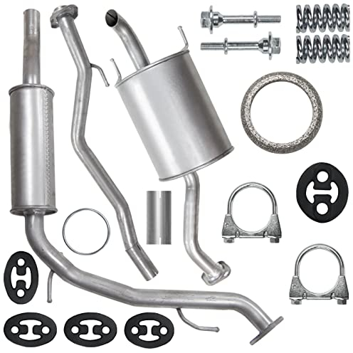 Auspuffanlage Schalldämpferset Auspuff für Honda Jazz 2 II GD GE3 GE2 1.2 1.4