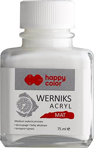 Acrylic varnish MAT, 75 ml, transparent, Happy Color