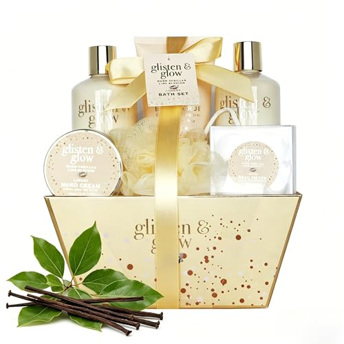 GLOSS ! Cofanetto da bagno LUXURY GOLD – Cofanetto di bellezza per donna – Cesto di bellezza, cura e benessere – Regalo per donna, compleanno, Natale, insegnante, festa della mamma - CORBEILLE