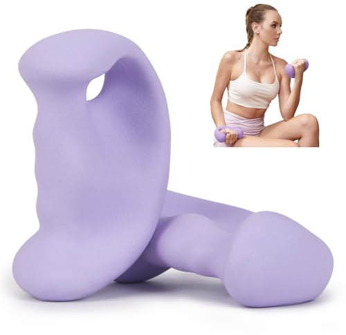 HXD-ERGO Ergonomic Dumbbells Weights Set-Hand Weights for Women at Home, Ear Dumbbells Weights for Pilates, Yoga, Jogging,Strength Training