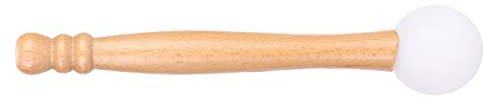 Hölzerner Mallet-Stick, Zum Spielen von Crystal Singing Rubber O Rings Bowl