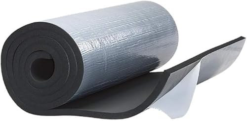 Original Bayram selbstklebend Dämmmatten 20mm - 10m /10m² Dämmung Isolierung Kautschuk mit Alu Folie Rolladen Kasten rollo rollos Fenster pvc kunststoffenster