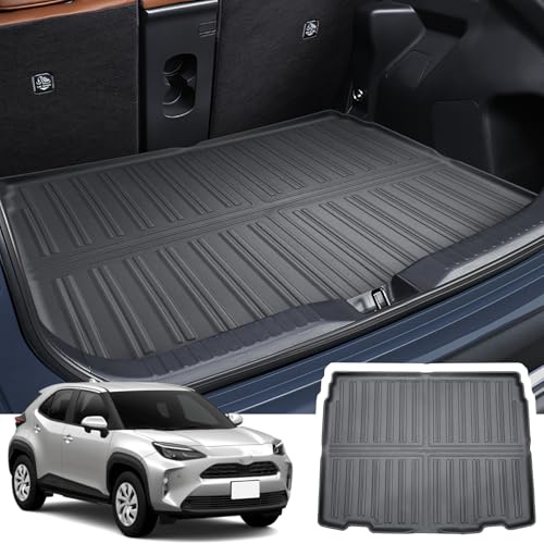 CDEFG Compatible con Toyota Yaris Cross/Hybrid 2021-2024 2025 Alfombrillas para Maletero TPE Coche Goma Alfombrilla de Protección Todo Tipo Climas Yaris Cross Accesorios