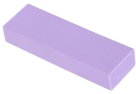 DONFAMDS Rubber Grill Cleaner and Stove Cleaning Brick, Purple 8cm Scouring Stone for Hard Water Ring and Grease Removal, Sturdy Rubber Cleaning Stone for Kitchen and Bathroom Stain Remover