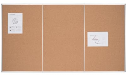 Bi-Office Outsize korkbräda, 180 x 100 cm, korkyta, aluminiumram