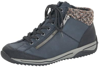 Rieker L5223 femme Botte tendance, Schwarz Pazfik Terra 05, 41 EU