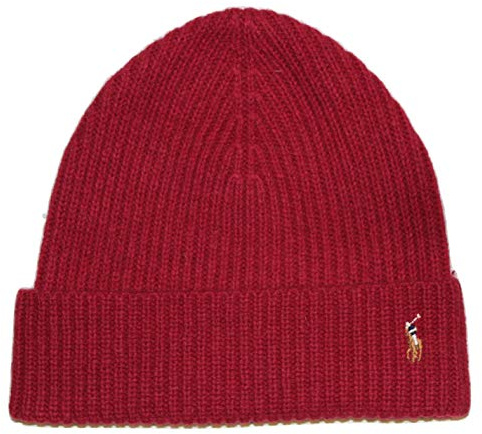 Polo Ralph Lauren Herren-Beanie, rot, Einheitsgröße