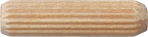 Wood Dowel Pins - Fluted - 1/4 Diameter (1/4 x 1, 100)