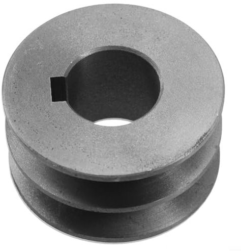 Hasaller Keilriemenscheibe Motorzubehör, A Typ Doppelschlitz Gusseisen Riemenscheibe Doppelrille Gusseisen Riemenscheibe (72 x 31 x 28 mm), 0GMPBXD95R8YYS251D33411411