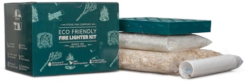 DIY Firelighter Refill Pack - Eco-Friendly for Kids & Adults - Natural Reusable Craft Kit - Make Your Own Firelighters - Long-Lasting DIY Firestarter Make 100 Powerful Firelighters
