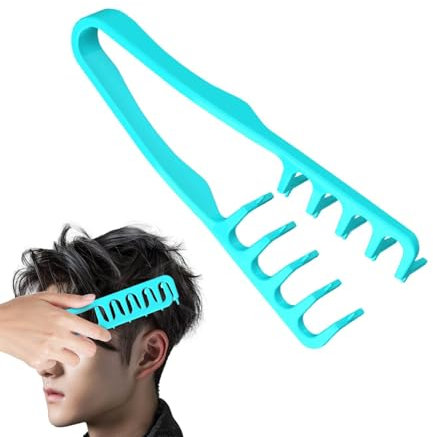 Brosse à cheveux pour homme, outil de levage de racines Bang Root, peigne à pince, extension de porte-greffe pour coiffures courtes, garçons, famille et amis