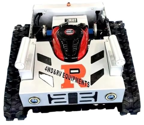 WENYOU SPY-550 Cortacésped robótico con control remoto, 7.5 HP autopropulsado, alimentado por gasolina, sistema de pista