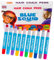 Blue Squid Hair Chalk for Girls Pens – 10 Vibrant Temporary Hair Colour Chalks for Kids - Ideal Christmas, Birthday Gifts for Girls & Teens - Kid Safe, Washable Hair Dye for Ages 6 7 8 9 10 11 12