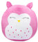 Joy Toy 20496 Joytoy Violette Eule SUPERWEICHER Spandex PLÜSCH 20 cm, bunt