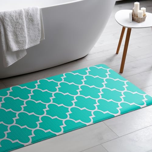 Homergy Anti-Ermüdungsmatten für die Küche 2er Set, Memory-Foam-Matten, Komfortable Schreibtischmatten für Büro, Zuhause, Waschküche, Wasserdicht und Ergonomisch, 44x76 und 44x150 cm