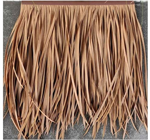YYXDMFY Simulation thatch roof Artificial Straw Plastic Fake thatch Tile Eaves Farmhouse Promenade Pavilion Decoration PE Plastic Simulation thatch Man-Made Thatch (Color : Five, Size : 25pcs)