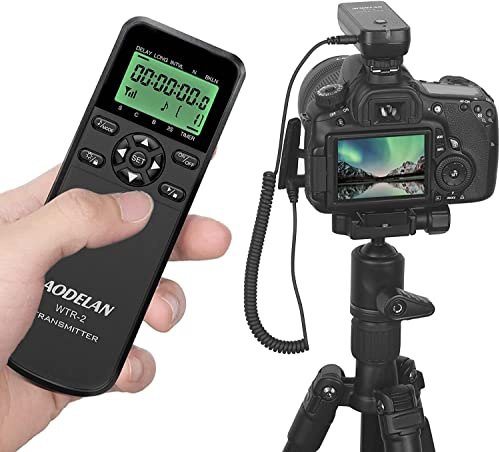 Wireless Remote Shutter Release for Nikon, Shutter Release Timer for d850, Z9, d7500, d5600, d500, d750, Z5, Z6, d780, d800, d7200, d810, d4, d700, Z6, d5500