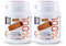 DC24 DAILY CARE Goma de Mascar 100% Xilitol, Sin Aspartamo, Sin Azúcar, Sabor Canela Natural, Sin Gluten, Vegano, 60 Piezas, Paquete de 2
