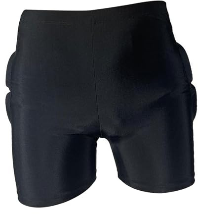 kowaku Pantalones Cortos Protectores Niños Butt Pad Short Protector Caderas Espuma EVA Poliéster Transpirable Absorción Golpes Adecuado para Patinaje Hielo E, XL