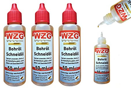 3 Flaschen Bohr und Schneid ÖL Bohröl je 50mL Gewindeschneidöl V2A