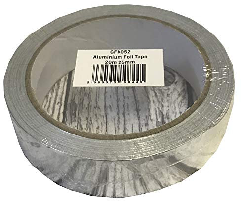 Selections Greenhouse Aluminium Foil Tape (20m) Growhouse Garden Waterproofing Duct Tape