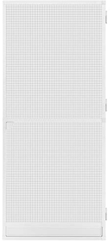 Schellenberg 70093 Fly Screen Balcony Door, Insect Protection Door, Premium Aluminium Frame, Fibreglass Fabric, 100 x 215 cm, White