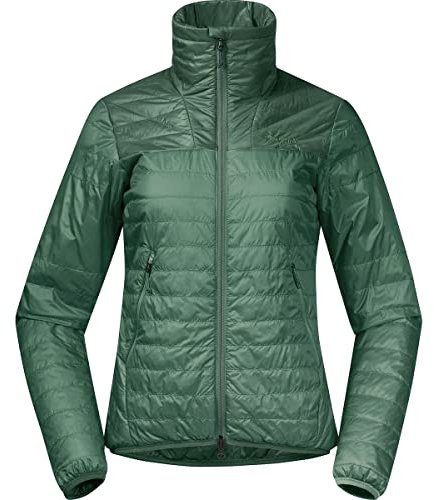 Bergans Roros Light Insulated W Jacket Schwarz - PrimaLoft Leichte winddichte Damen PrimaLoft Isolationsjacke, Größe L