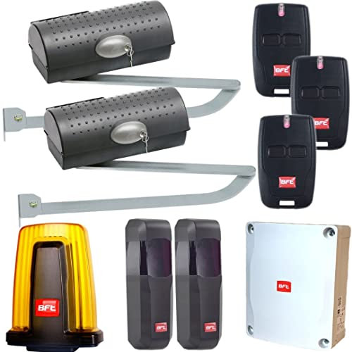 BFT IGEA BT KIT Drehtorantrieb Flügeltorantrieb Doppelflügeltor automatischer Torantrieb Toröffner Automatik max. 5m oder 500kg pro Flügel mit 3 Fernbedienungen…