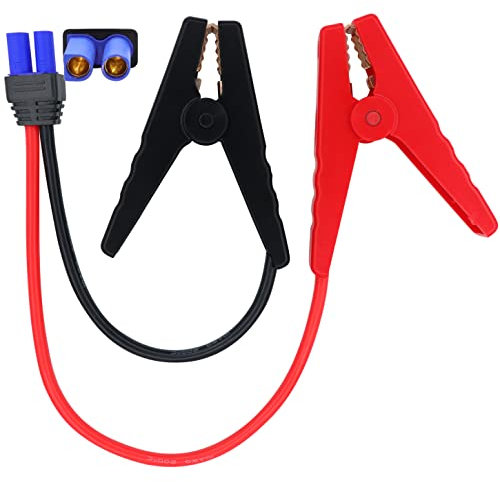 HuaLiSiJi EC5 Starthilfekabel EC5 überbrückungskabel Krokodilklemmen mit Kabel Starthilfekabel Motorrad, für 12V Tragbare Auto-Starthilfe Jump Starter Booster (40cm)